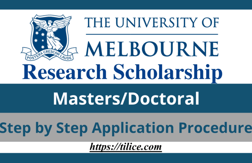 Melbourne University Scholarships in Australia 2024 (fully funded)